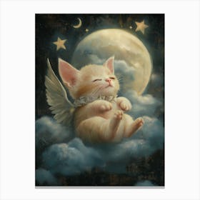 Angel Cat Canvas Print