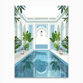 Swimming Pool Interior 2 Canvas Print