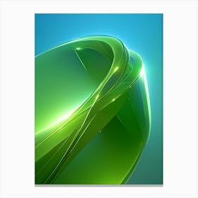 Abstract Green Canvas Print