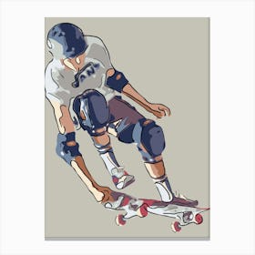 Skateboarder Canvas Print