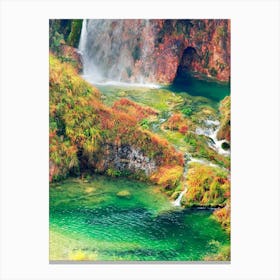 Plitvice Waterfalls 1 Canvas Print