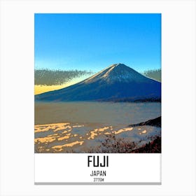 Mount Fuji, Japan, Mountain, Nature, Art, Wall Print Canvas Print