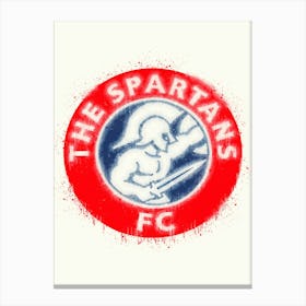 Spartans Fc League Scotland Canvas Print