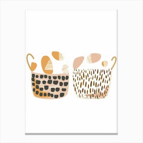 Two Baskets Canvas Print