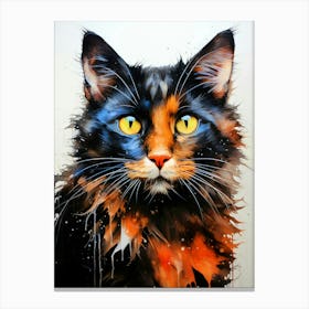 Cat Painting animal Canvas Print
