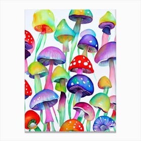 Mushroom Marker vegetable Canvas Print