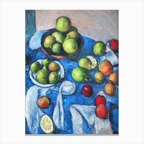 Lime 1 Classic Fruit Canvas Print