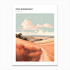 The Ridgeway England 2 Hiking Trail Landscape Poster Canvas Print