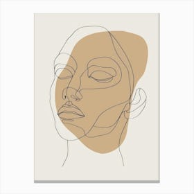 Woman'S Face 147 Canvas Print