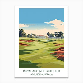 Royal Adelaide Golf Club   Adelaide Australia 1 Canvas Print