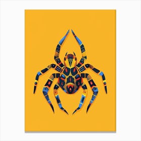 Colorful Spider Canvas Print