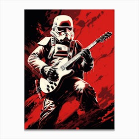 Trooper Rocks Canvas Print