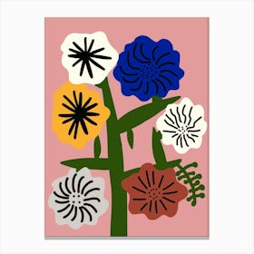 Multicolor Bloom Canvas Print