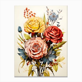 Infinite Bloom Radiant Floral Tapestry Canvas Print
