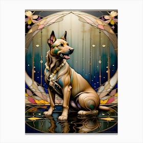 Dog Art~ Escape Clause ~ Reimagined Canvas Print