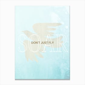 Don'T Just Fly Canvas Print