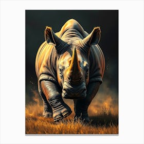 Wild Animal Creative Portrait 30 Canvas Print