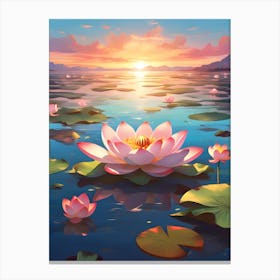 Lotus Flower 1 Canvas Print