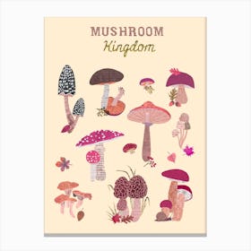 Mushroom Kingdom Canvas Print