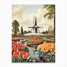 Tulip Garden Canvas Print