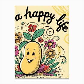 Happy Life 1 Canvas Print