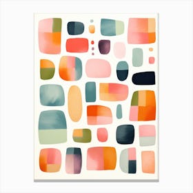 Abstract Watercolor Canvas Print