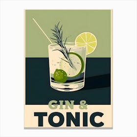 Gin And Tonic 3 Canvas Print