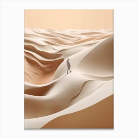 Dune Walking Canvas Print