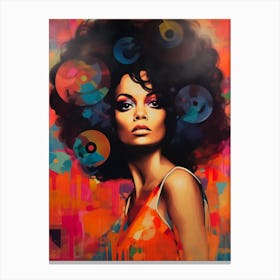 Diana Ross (2) Canvas Print