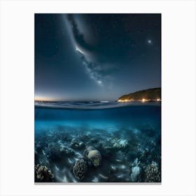 The World Above And Below The Waves Canvas Print