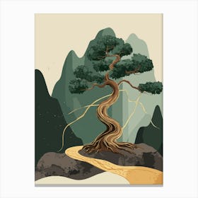 Chinese Bonsai Tree Canvas Print