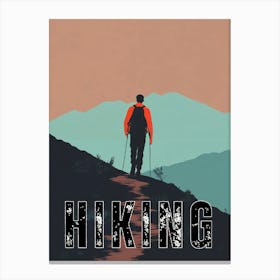 Hiking Canvas Print