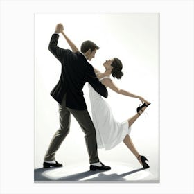 Tango Dancers 1 Canvas Print