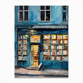 Oslo Book Nook Bookshop 1 Canvas Print