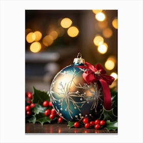 Christmas Ornaments 2 Canvas Print