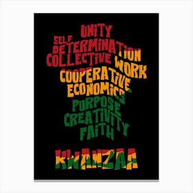 Kwanzaa Quotes 4 Stampe su tela