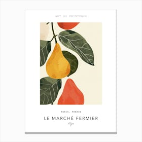 Figs Le Marche Fermier Poster 2 Canvas Print