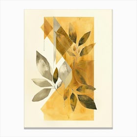 Abstract Leaves 2 Canvas Print