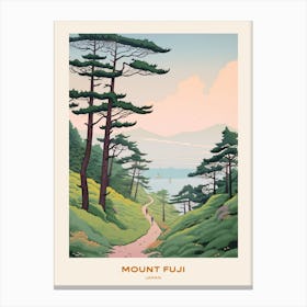 Mount Fuji Japan 2 Hike Poster Canvas Print