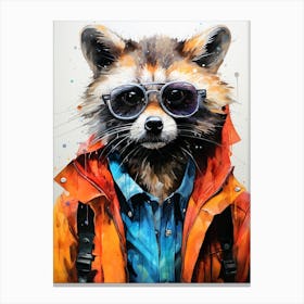 Raccoon animal Canvas Print