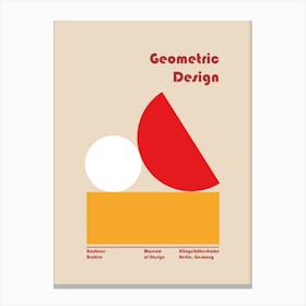 Geometric Design Prints Canvas Print