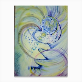 The dance of Happy new Life Canvas Print