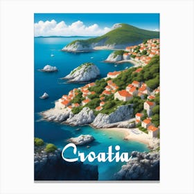 Croatia Islands Canvas Print