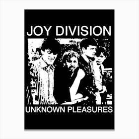 Joy Division Unknown Pleasures 1 Canvas Print