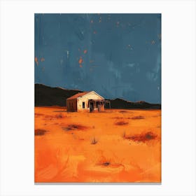 Desert House 1 Canvas Print