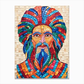 Mosaic Man Canvas Print