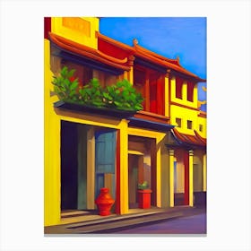 Asian Street Scene 1 Canvas Print