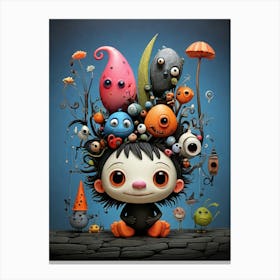 Little Monsters Canvas Print