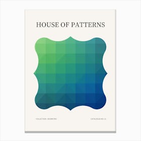 Geometric Pattern Poster 22 Canvas Print