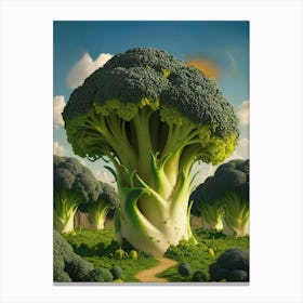 Broccoli Tree 1 Canvas Print